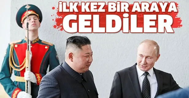 Dünya bu buluşmaya kilitlendi! Vladimir Putin ve Kim Jong-un ilk kez...