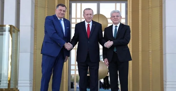 Başkan Erdoğan Bosna Hersek heyetiyle bir araya geldi
