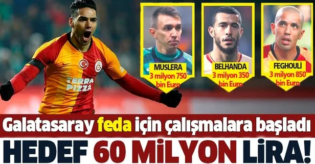 Galatasaray ’feda’ için startı verdi! Hedef 60 milyon lira...