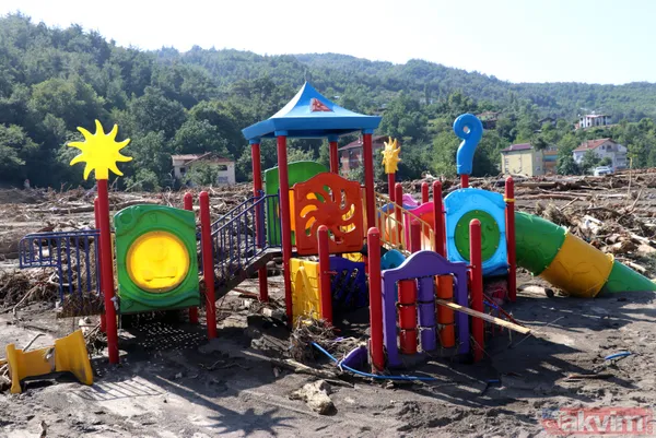 Sel felaketinin yaşandığı Kastamonu Bozkurt'ta çalışmalar sürüyor! Göktürk-1 Keşif Uydusu bölgeyi görüntüledi - 39