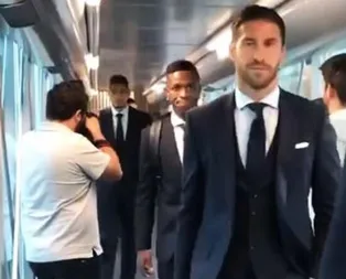 Real Madrid, Galatasaray maçı için yola çıktı! O görüntü dikkatlerden kaçmadı