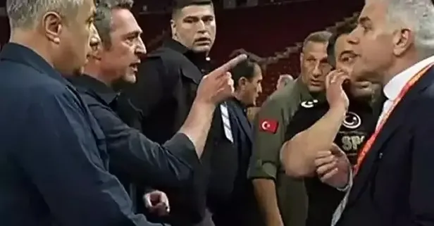Galatasaray Fenerbahçe derbisi sonrası ortalık karıştı: Yöneticiler birbirine girdi! İşte o anlar