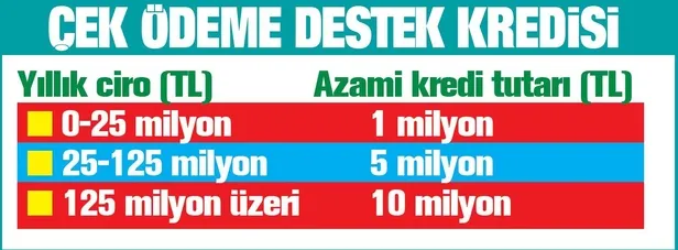 Firmalara çek ödeme ve kredi desteği! İşte detaylar...-2