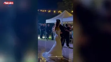 Survivor Ayşe Yüksel dünyaevine girdi: Yağmur altında romantik dans!
