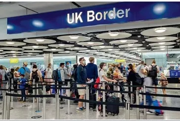 Pasaport yerine göz