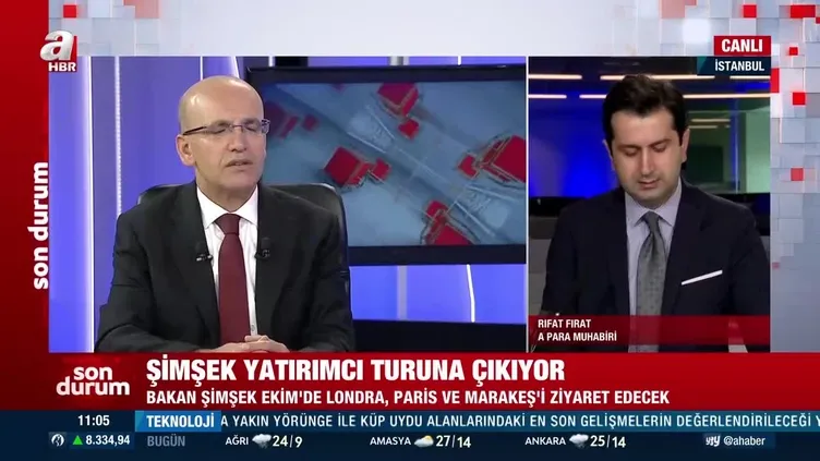 Hazine ve Maliye Bakanı Mehmet Şimşek yatırımcı turuna çıkıyor! Ekim programı belli oldu: 3 farklı ülkeye ziyaret