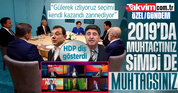 HDP'den 6'lı koalisyona "Bize muhtaçsınız" mesajı! CHP'ye 'İmamoğlu' ayarı: Gülerek izliyoruz seçimi kendi kazandı zannediyor