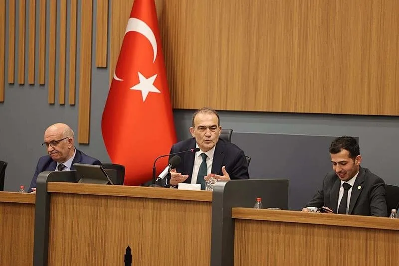  İZSU Genel Müdürlüğü'nün Olağanüstü Genel Kurul Toplantısı (DHA)