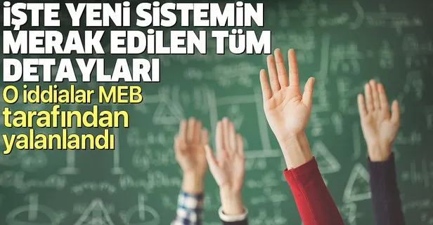 İşte ortaöğretimde yeni eğitim sisteminin tüm detayları