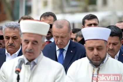 Başkan Erdoğan Hayati Yazıcı’nın babasının cenazesine katıldı