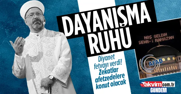 Konut yapılması için depremzedelere zekat verilir mi? Diyanet İşleri Başkanlığı: AFAD'ın zekat hesaplarına para yatırabilirsiniz