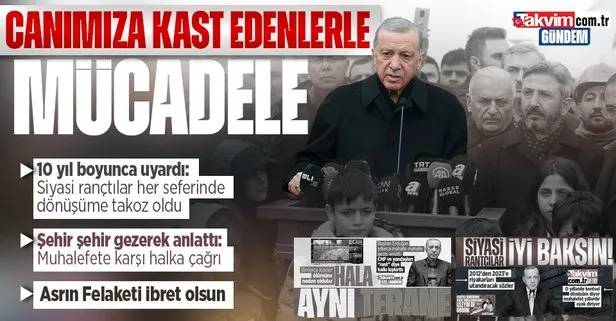 Başkan Recep Tayyip Erdoğan kentsel dönüşüm için 10 yıldır uyarıyor: Asrın Felaketi ibret oldu