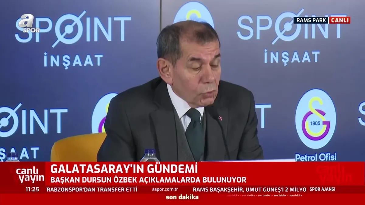 Galatasaray Başkanı Dursun Özbek'ten yabancı hakem sözleri
