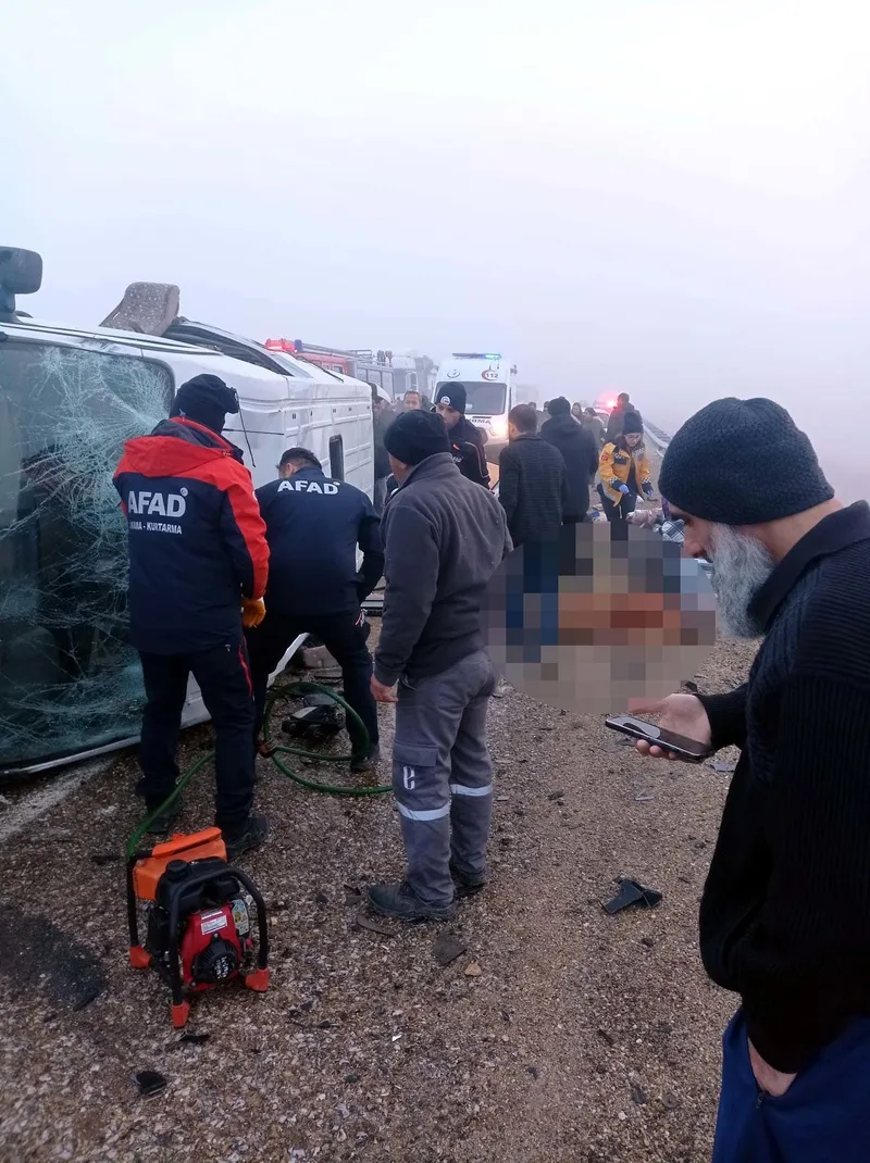 Kırşehir'de feci kaza (İHA)