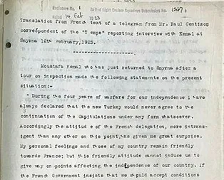 İngiliz arşivinden Atatürk’ün röportajı çıktı!