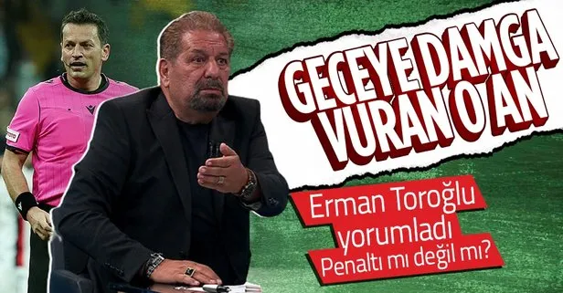 Beşiktaş - Altay maçına damga vuran tartışmalı penaltı pozisyonu Erman Toroğlu değerlendirdi