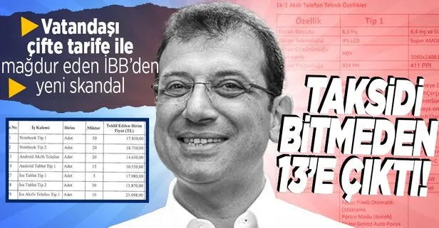 CHP’li İBB Başkanı vatandaşa gelince zam yaparken kendi PR’ı için binlerce TL’yi gözden çıkardı