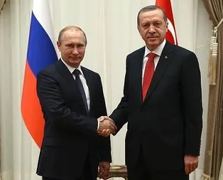 Cumhurbaşkanı Erdoğan Putin ile görüştü