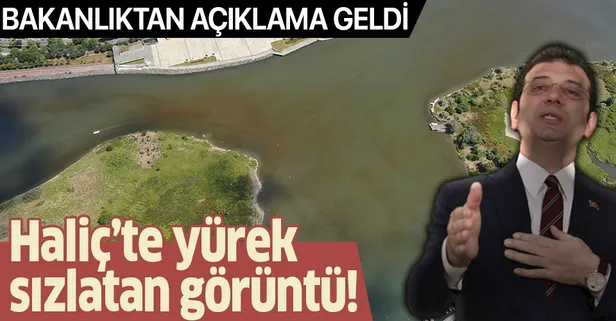 Son dakika: Bakan Kurum'dan Haliç'teki kirliliğe ilişkin açıklama: Hali içler acısı