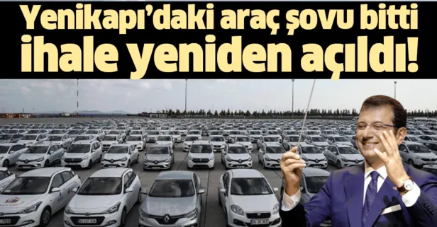 Ekrem İmamoğlu'nun Yenikapı'daki "kiralık araç" şovu bitti, ihale yeniden açıldı