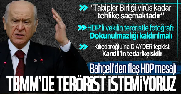 SON DAKİKA! MHP Genel Başkanı Devlet Bahçeli'den HDP'li Semra Güzel'e çok sert tepki: TBMM'de terörist istemiyoruz