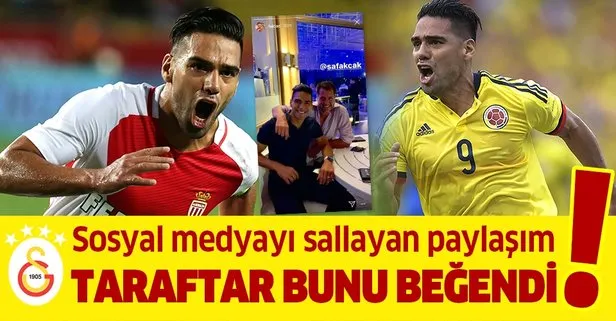 Radamel Falcao transferinde Galatasaray taraftarını heyecanlandıran paylaşım!