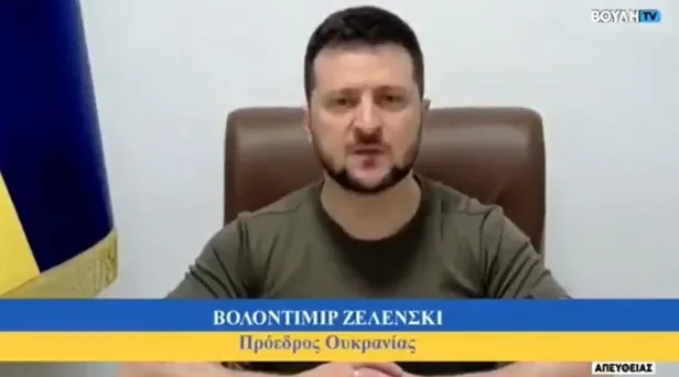 Vladimir Zelenskiy’den binlerce Türk’ü adice katleden Filiki Eterya örgütüne övgü dolu sözler! Yunan Parlamentosu ayakta alkışladı