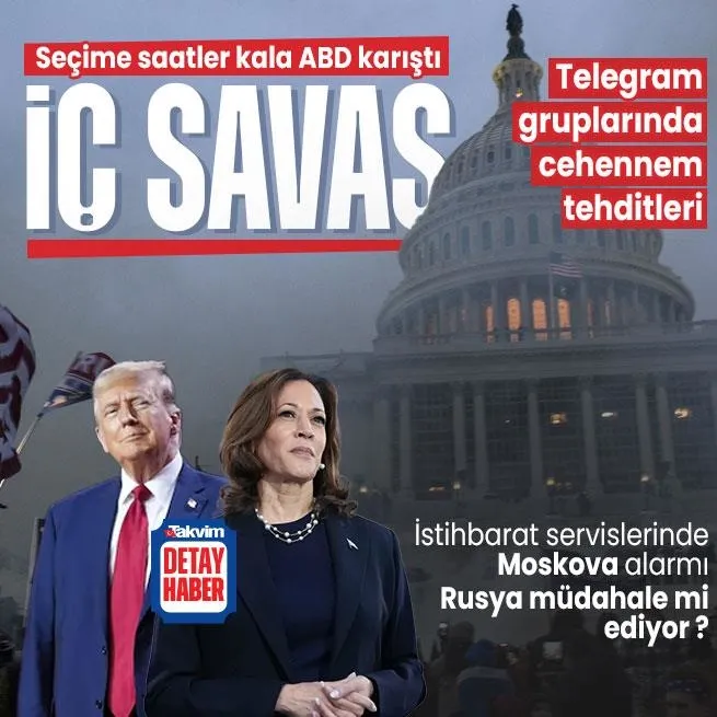 ABD seçimi iç savaşa mı dönüşecek? Telegram gruplarında örgütlendiler! Rusya mı müdahale ediyor?