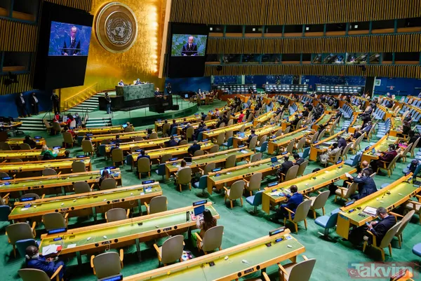 Dünya, Başkan Recep Tayyip Erdoğan'ı izledi! İşte BM'deki tarihi konuşmadan kareler... - 19