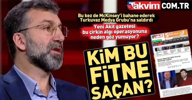 Yeni Akit yazarı Kenan Alpay’dan Turkuvaz Medya Grubu’na çirkin saldırı