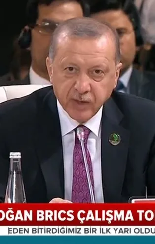 Son dakika: Başkan Erdoğan Güney Afrika'da konuştu