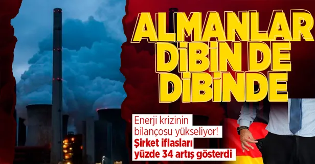 Enerji krizinin bilançosu Almanya'yı derinden etkiliyor! Şirketlerin iflasları yüzde 34 artarak 762'ye yükseldi