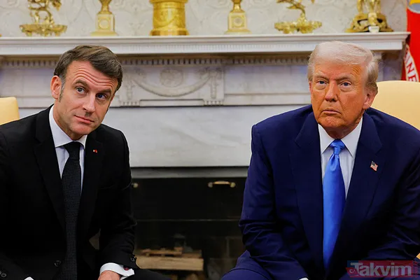 Macron ve Trump’ın tokalaşma mücadelesi: Beyaz Saray’da yeni round! O anlar viral oldu - 7