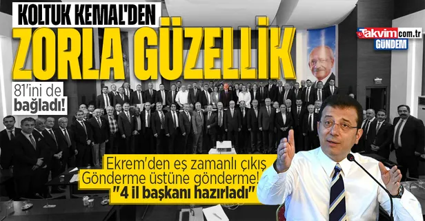 CHP'de kavga alevleniyor! Kemal Kılıçdaroğlu koltuk için il başkanlarından imza aldı... Ekrem İmamoğlu'ndan bir çıkış daha...
