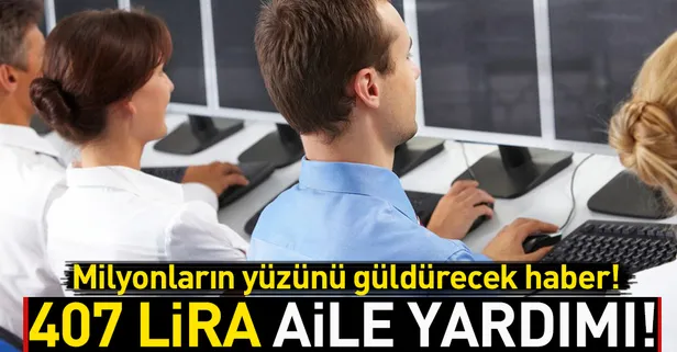 Memura 407 TL aile yardımı