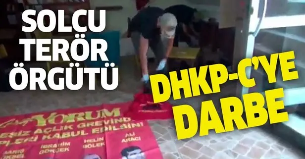 Solcu terör örgütü DHKP-C’ye İstanbul’da darbe vuruldu