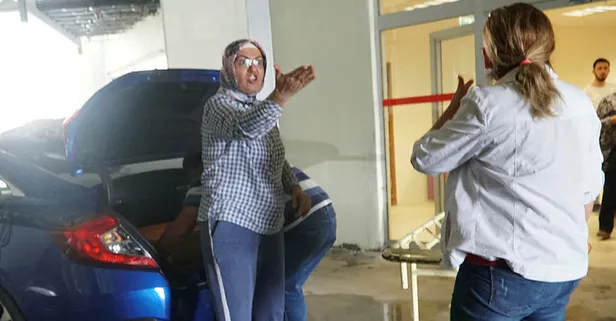 Vahşice öldürülen Eymen'in cenazesi otomobilin bagajında getirildi