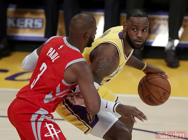 Los Angeles Lakers - Houston Rockets maçında kavga! - 21