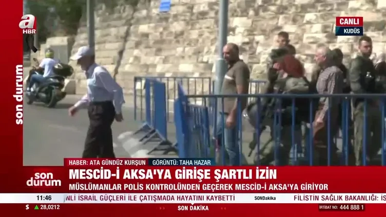 Mescid-i Aksa'ya girişe şartlı izin!