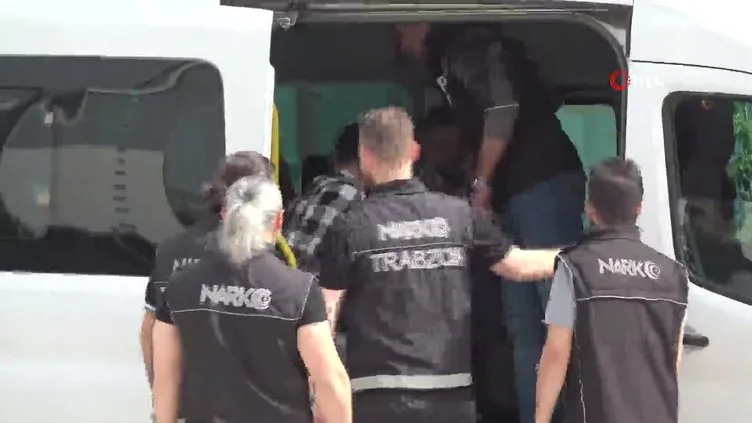 Trabzon’da uyuşturucu tacirlerine operasyon: 6 gözaltı