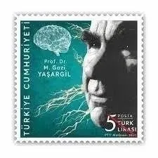 Prof. Dr. Gazi Yaşargil için bastırılan pul, Takvim Fotoğraf Arşivi