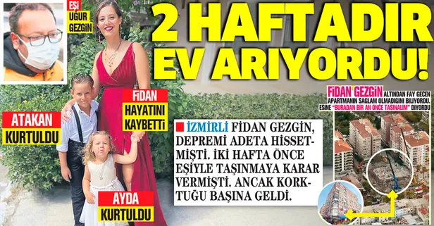 Mucize bebek Ayda'nın annesi Fidan Gezgin depremi adeta hissetmiş: 2 haftadır ev arıyordu