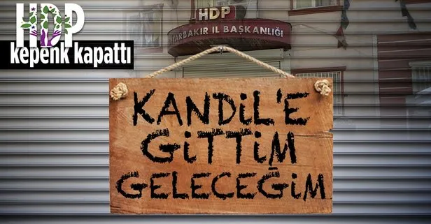 Diyarbakır’da Kandil’in sözcüsü HDP kepenk kapattı! Aileler çocuklarının resminin bulunduğu pankartlı tepki gösterdi