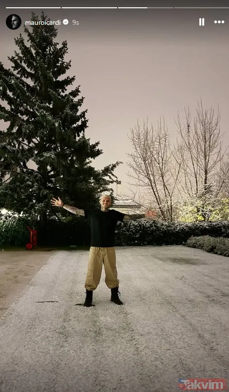 Mauro Icardi ve sevgilisi China Suarez'in kar keyfi! O anları sevenleriyle paylaştılar - 9