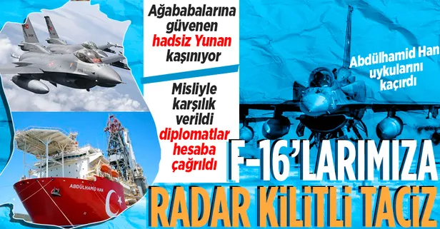 Son dakika: Türk F-16'larına Yunan tacizi! Milli Savunma Bakanlığı duyurdu: Misliyle karşılık verildi, Yunan ataşe Bakanlığa çağrıldı