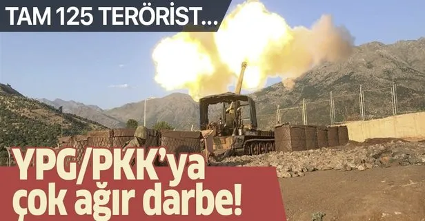Terör örgütleri YPG/PKK’ya ağustos ayında ağır darbe