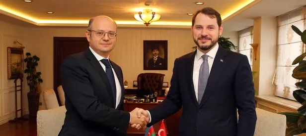 Bakan Albayrak Azeri mevkidaşı ile görüştü