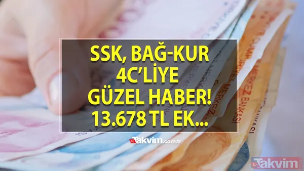 SSK, Bağ-Kur, 4C'liye güzel haber geldi! %49 zamlı maaşa ek 13.678 TL ceplere yatacak! 10.000 TL, 11.000, 12.500 TL alanlar... - 1