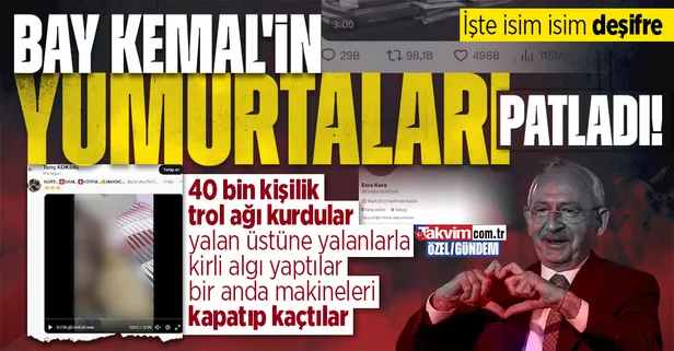 CHP'nin trol ordusu sosyal medyada patladı! Kemal Kılıçdaroğlu'nun Alevi provokasyonunda 20 bin porno içerikli bot hesap kullanıldı