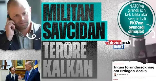 İsveç kaşınıyor! Teröristlere hukuk koruması: Savcıdan ’ön soruşturma yok’ açıklaması